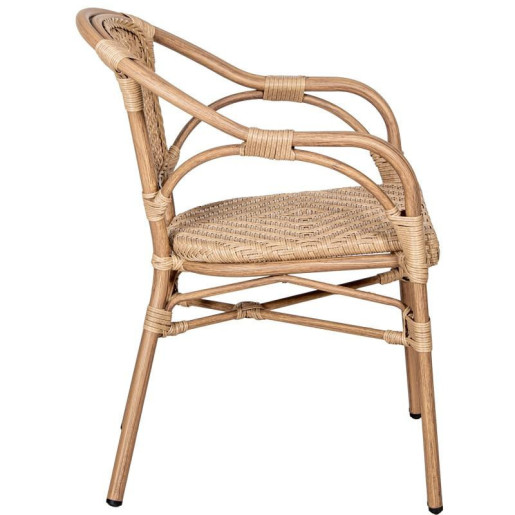 Silla exterior natural