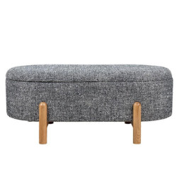 Set 2 puf gris