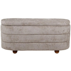 Set 2 puf marron claro
