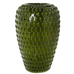 Jarron verde brillo