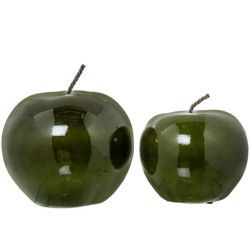 Set 2 figuras verde brillo