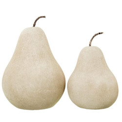 Set 2 figuras beige arena