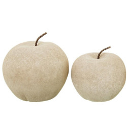 Set 2 figuras beige arena