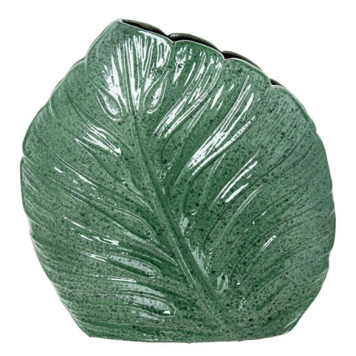 Jarron verde jaspeado
