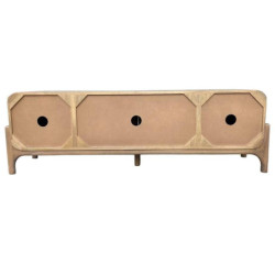 Mueble tv natural y piedra