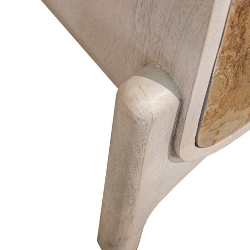 Mueble tv natural y piedra