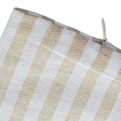 Cojin blanco y beig
