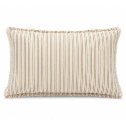Cojin blanco y beige