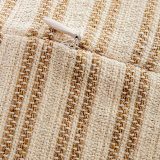 Cojin blanco y beige