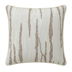 Cojin blanco y beige