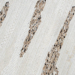 Cojin blanco y beige