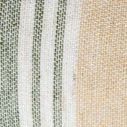Cojin blanco, beige y verde