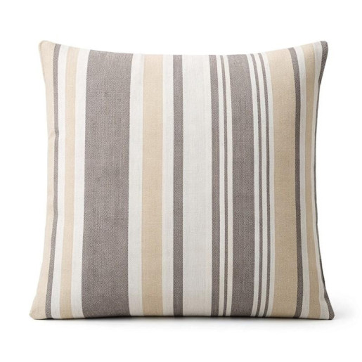 Cojin blanco, beige y gris