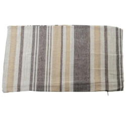 Cojin blanco, beige y gris