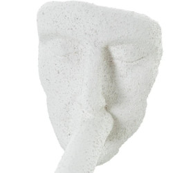 Figura trompetista blanco arena