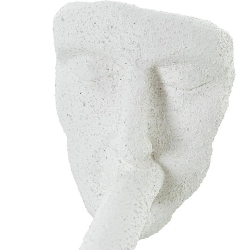 Figura trompetista blanco arena
