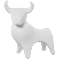 Figura toro blanco arena