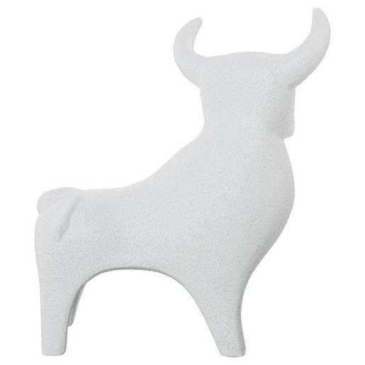 Figura toro blanco arena