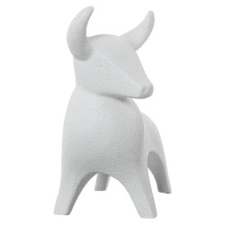 Figura toro blanco arena