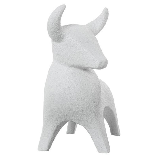 Figura toro blanco arena