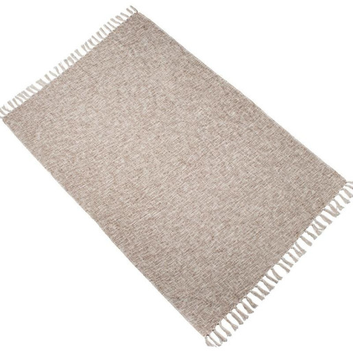 Manta gris y marron
