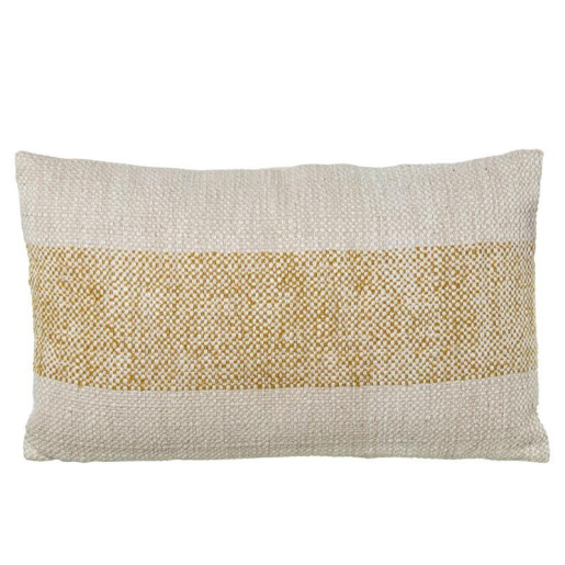 Cojin blanco y beige