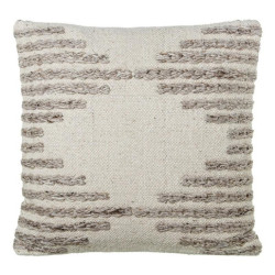 Cojin beige y gris