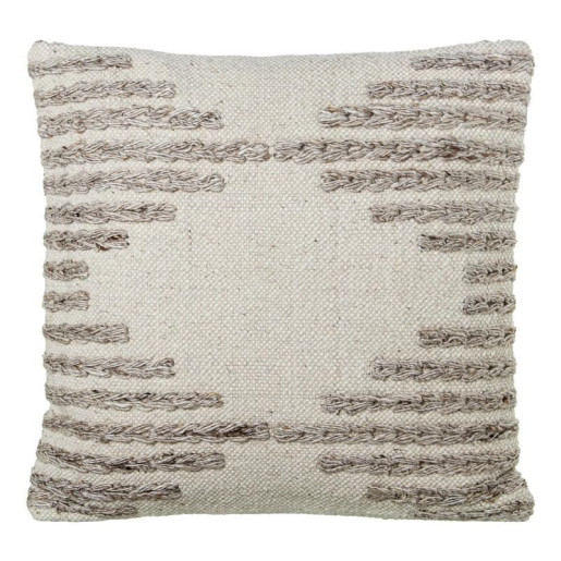 Cojin beige y gris