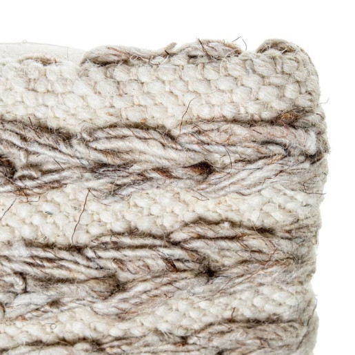 Cojin beige y gris