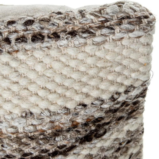 Cojin beige y gris