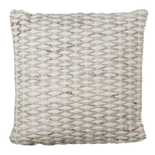 Cojin beige y gris