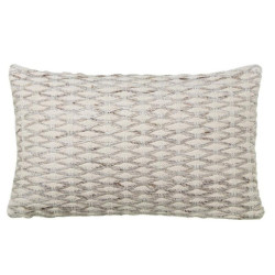 Cojin beige y gris