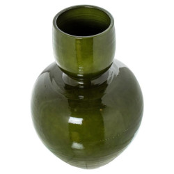 Jarron verde brillo