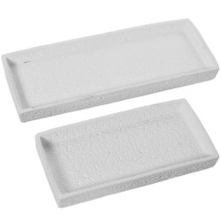 Set 2 centros blanco