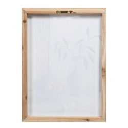 Set 2 cuadros lienzo blanco y beige