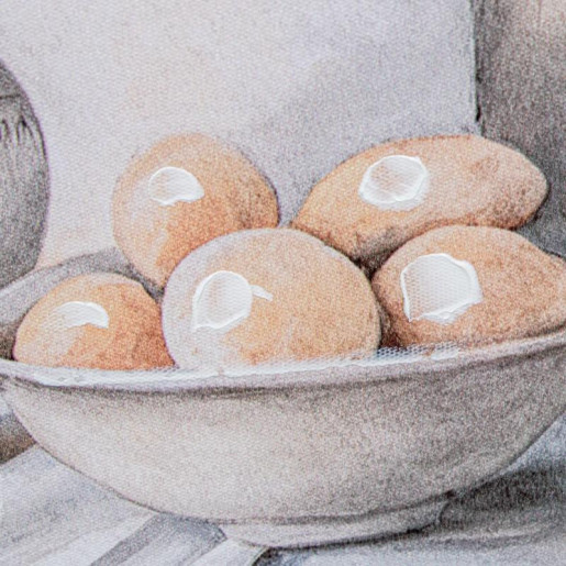 Set 2 cuadros lienzo blanco y beige