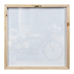 Set 2 cuadros lienzo blanco, azul y beige