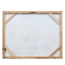 Set 2 cuadros lienzo blanco, azul y beige