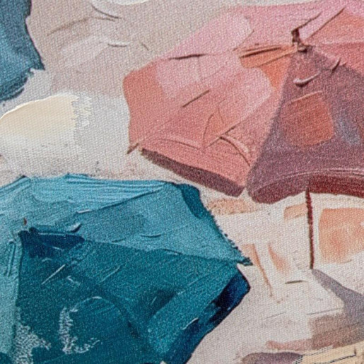 Set 2 cuadros lienzo blanco, azul y beige