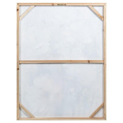 Set 2 cuadros lienzo blanco, beige y verde