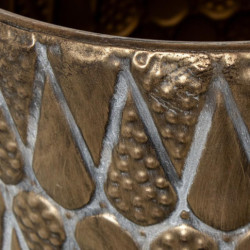 Set 3 maceteros dorado