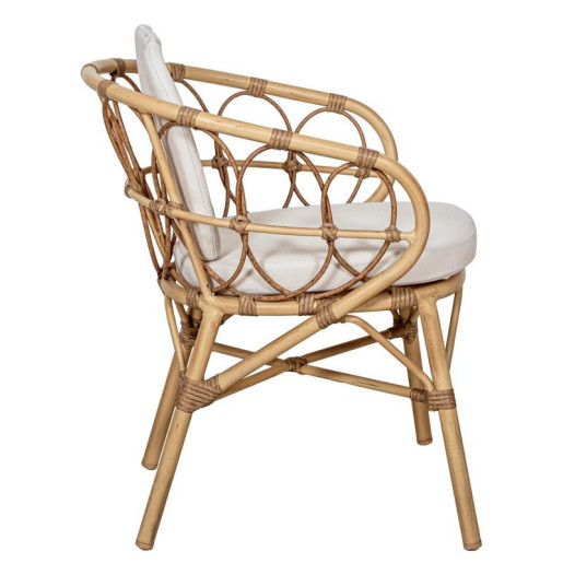 Silla aluminio y natural