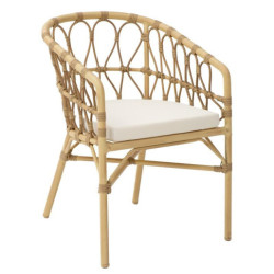 Silla aluminio y natural