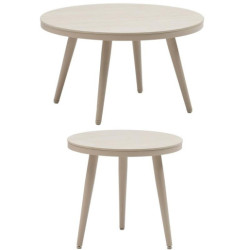 Set sofa con sillones y mesas topo