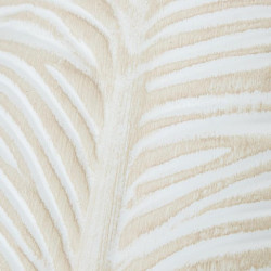 Jarron blanco y beige
