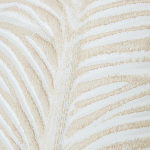 Jarron blanco y beige