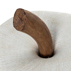 Figura manzana blanco y beige