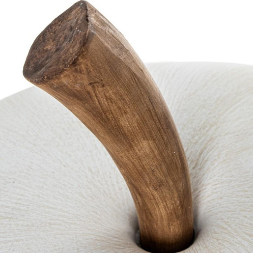 Figura manzana blanco y beige