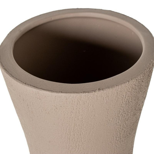 Lampara sobremesa marron rugoso