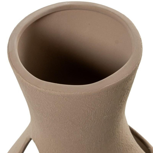 Lampara sobremesa marron rugoso
